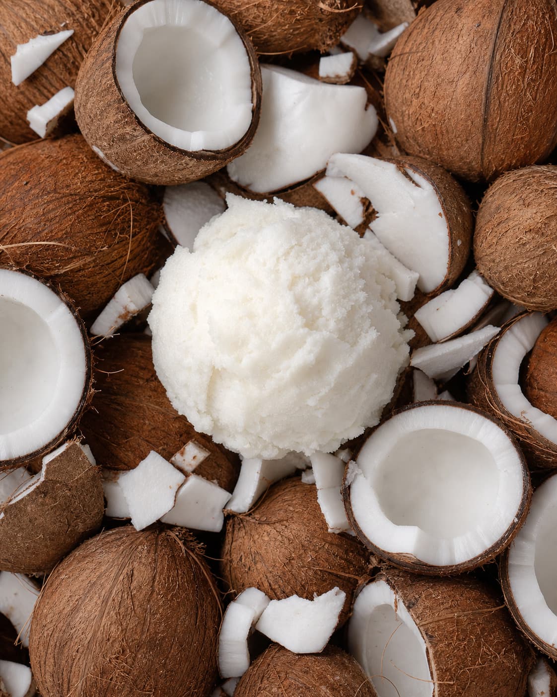 Helado de paila sabor Coco