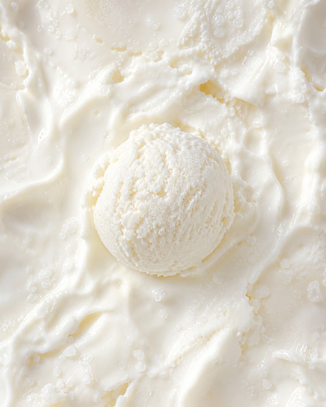 Helado de paila sabor Leche